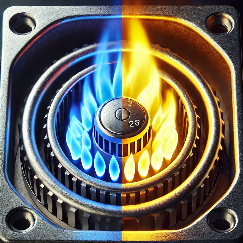 A yellow pilot light? Call for service immediately!