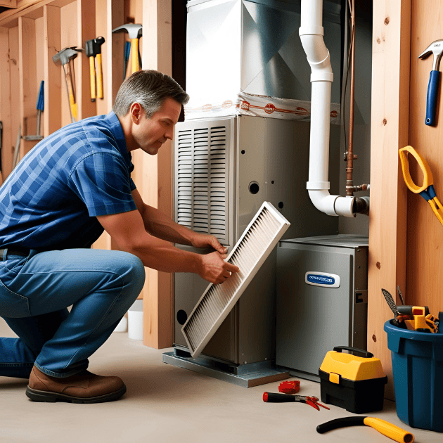 Regular filter changes improve efficiency and prevent furnace shutdowns.