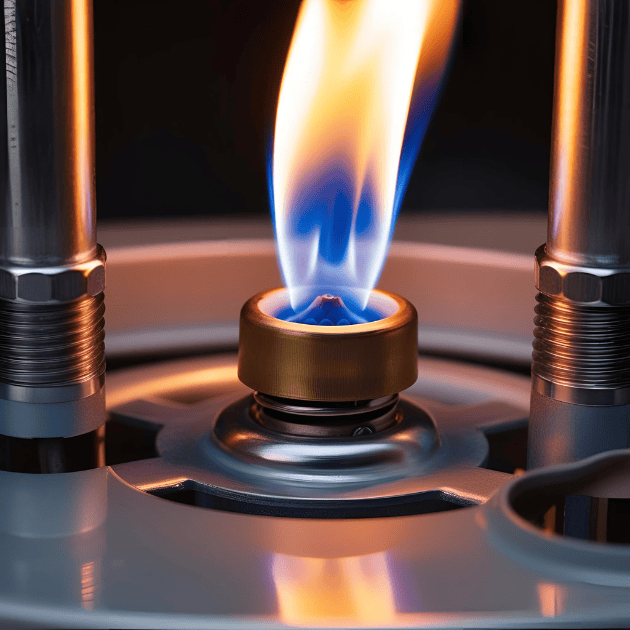 A properly functioning pilot light should burn blue, not yellow or orange.