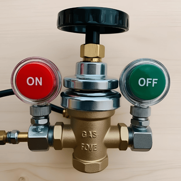 Check that your gas supply is on, but never ignore signs of a gas leak.
